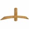 Ekena Millwork Bellingham Rough Sawn Timber Gable Bracket, Western Red Cedar, 72"W x 21"H x 4"D x 4"F, 7/12 Pitch GBW072X21X0404BEL00RWR - alternate 2